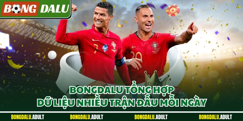 Bongdalu tổng hợp dữ liệu nhiều trận đấu mỗi ngày